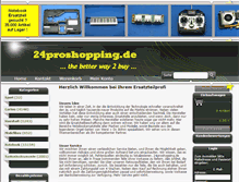 Tablet Screenshot of 24proshopping.de
